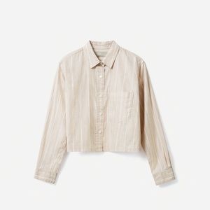 Everlane The Silky Cotton Way-Short Shirt